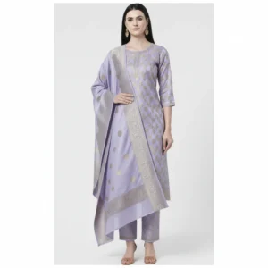 3 Piece - Cotton Jacquard Suit